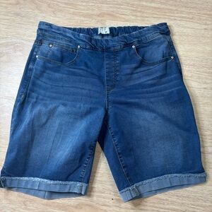 Westbound Elastic Bermuda Shorts